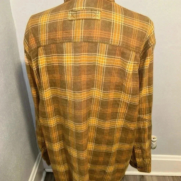 Woolrich Shirt Jacket Shacket Sz Large GUC Full Snap flannel - Picture 4 of 5